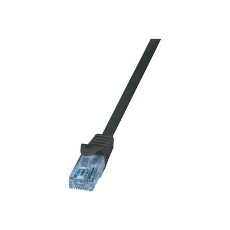 LogiLink Home EconLine CAT 6a U/FTP 1m Patch Cable - Premium Performance, Reliable Connectivity, Sleek Black Design